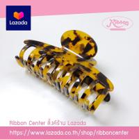 ราคา ร้านRibbon Center กิ๊บติดผม กิ๊บหนีบผม ตัวหนีบผม ลายหินอ่อน เกลียวกลม ขนาด 9x5 เซนติเมตร (12258405959)