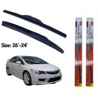 ราคา ที่ปัดน้ำฝน ใบปัดน้ำฝน ซิลิโคน ตรงรุ่น Honda Civic 2006 2011 FD ไซส์ 26 24 ยี่ห้อ Diamond กล่องแดง (19263309451)