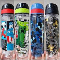 ราคา กระติกน้ำเด็กชาย Smiggle Tritan Bottle BPA Free ขนาด 650มล หลอดดูด พับเก็บได้ มีหูหิ้วข้างๆ MPG 02 (20938125888)