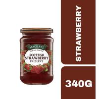 ราคา Mackays Strawberry Preserve 340g แม็คเคย์ แยมสตรอเบอร์รี่ 340 กรัม (21563240720)