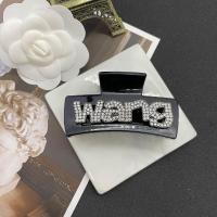 ราคา Alexander Wang Hair Clip Crystal กิ๊บหนีบผมตัวใหม่ โลโก้เพชร Wang ตัวหนีบสีดำ เพชรเล่นไฟมาก (21177429383)