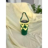 ราคา กระเป๋าใส่แก้วเยติ ถักด้วยไหมพรม cotton ถักมือ (21493481360)