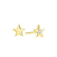ราคา PRIMA ต่างหูเพชรตัวเรือน 9K สี Yellow gold Little star collection รหัสสินค้า 991E1689 01 (21484369762)