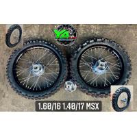 ราคา ชุดล้อดุมกลึงด้าน KSR MSX พร้อมยาง วงล้ออลูมิเนียมเกรดพร้อมขึ้นซีลวดให้เรียบร้อยพร้อมใส่ไม่ต้องแปลง (16930188251)