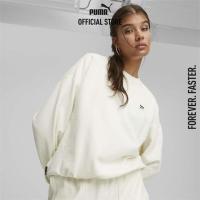 ราคา PUMA PRIME SELECT เสื้อสเวตเชิ้ตผู้หญิงโอเวอร์ไซส์ DOWNTOWN สีขาว APP 62145565 (20965517779)