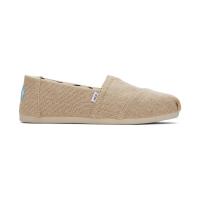 ราคา TOMS รองเท้าลำลองผู้ชาย สลิปออน รุ่น Alpargata Natural Undyed Heritage Canvas CC รองเท้าลิขสิทธิ์แท้ (21309348792)