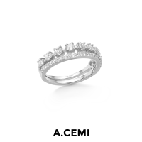 ราคา A CEMI Aki Ring แหวนเงินชุบทอง 18K (21534302558)