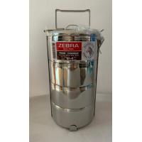 ราคา Zebra ปิ่นโต สแตนเลส ตราหัวม้าลาย ขนาด 12 4 ซม (13583269165)