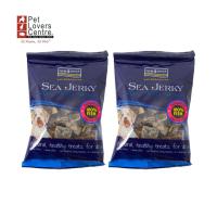 ราคา FISH 4 DOGS ขนมสุนัขสูตร SEA JERKY FISH SQUARES 115g X2 ถุง EXP 06 2024 (21407141629)