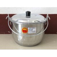 ราคา หม้อหูหิ้ว หม้ออลูมิเนียม หม้ออวย หม้อใส่น้ำมัน หม้อ หม้อใส่อาหาร หม้อหูหิ้วอลูมิเนียม หนา ขนาด 18 20 22 24 26 28 30 ซม ตราร่ม (17828322134)