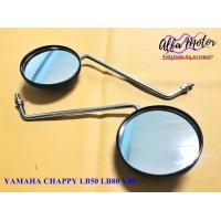 ราคา MIRROR SET LH RH CHROME 8 mm Fit For YAMAHA CHAPPY LB50 LB80 Y80 กระจกมองข้าง ทรงกลม คลาสสิค เกลียว 8 มม มียาง (19809829161)