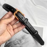 ราคา เข็มขัดผู้หญิง หนังแท้ หัวเข็มขัดทอง สไตล์วินเทจ2cm LK181 (20800478807)