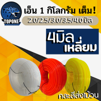 ราคา เอ็นตัดหญ้า เอ็น ขนาดใหญ่ 1ก ก ขนาด 2 0 l 2 5 3 0 มิล 3 5 มิล 4 0มิล แบบเหลี่ยม เส้นใหญ่ สายเอ็น เหนียว ทนทาน สำหรับใช้กับตัดหญ้าทั่วไป (3345864421)