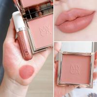 ราคา แพ็คคู่ ลิปสติกไมก้า Myca Lip Madmatte บลัชออน Cheeknature (17526099052)