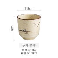 ราคา ถ้วยชาเซรามิกสไตล์ญี่ปุ่นแนววินเทจสไตล์ญี่ปุ่นถ้วยน้ำชาถ้วยชาสำหรับเจ้าของแก้วเหล้าสาเกแก้วชาสำหรับร้านอาหาร (20554815854)