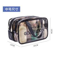 ราคา กระเป๋าถือไซส์ใหญ่สำหรับอาบน้ำแบบเปียกและแห้งกระเป๋าสไตล์ชาแนล PVC กันน้ำสำหรับชายหาดสะพายไหล่ข้างเดียวสำหรับผู้หญิงแยกต่างหากแบบใสสำหรับวันหยุดพักผ่อน (20638747134)