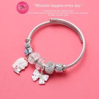 ราคา สร้อยข้อมือ A0001 กำไลข้อมือ ผู้หญิง กำไลแพนโดร่า พร้อมกล่อง (21418082373)