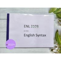 ราคา ENL 3103 LI 312 English Syntax STATIONARY BOOKS FROM JAPANESE BANDTE RIE (20631982968)