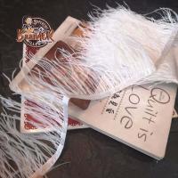 ราคา ขนนก กระจอกเทศ เส้นขนนก ขนฟู 1 ชั้น ความยาว 45 เซนติเมตร 45cm feather fluffy chic party vintage fancy dress Gatsby (14514284622)