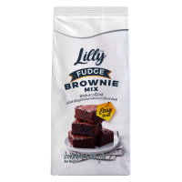 ราคา LILLY ฟัดจ์บราวนี่ Fudge Brownie Cake Mix 1kg (21152110715)