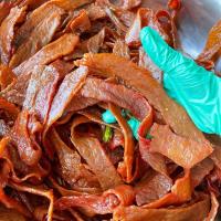 ราคา หมูเค็มแบบแผ่นพร้อมทาน อร่อย กลมกล่อม เค็มกำลังดี 100g 100 (13328270490)