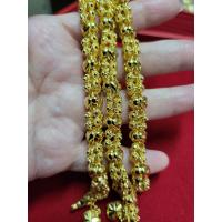 ราคา สร้อยข้อมือ1บาทดอกพิกุลหัวใจเงาชุบทอง (18988002092)