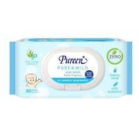 ราคา 1 แถม 1 Pureen Baby Wipe เพียวรีน เบบี้ไวพ์ ผ้าเปียกเช็ดทำความสะอาด ทิชชู่เปียก ผ้าเปียก (20076943594)