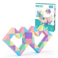 ราคา รูบิคงูหรรษา Snake Rubik สีสดใส สีพาสเทล พร้อมหนังสือคู่มือ (16747684287)