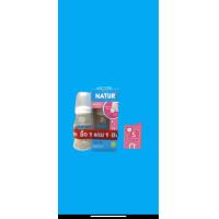 ราคา NATUR Smooth biomimic bottle 1แถม1 พร้อมจุกนม 4oz 120ml 8oz 240ml (21452519505)