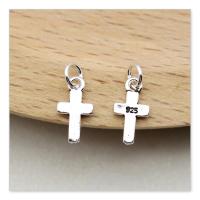 ราคา เงินไทย S925เงินแท้เครื่องประดับ DIY อุปกรณ์เสริมสร้อยข้อมือไม้กางเขนสร้อยคอจี้ขนาดเล็ก (5521776145)