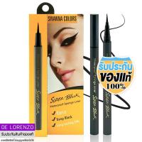 ราคา สิวันนา อายไลเนอร์หัวเมจิก หัวปากกา กันน้ำ กันเหงื่อ ไม่แพนด้า EP030 Black Sivanna Colors Super Black Sponge Liner (21135143287)