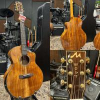 ราคา กีต้าร์โปร่ง Most M ak all solid koa ไม้koaแท้ทั้งตัว โมส มิวสิค (21733749607)