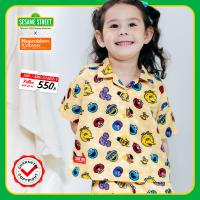 ราคา ิเสื้อเชิ้ตแขนสั้นลายการ์ตูน Sesame ANK 67602 SESAME STREET SHIRT (21406942749)