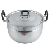 ราคา Crocodile Cookware หม้อสองหูอลูมิเนียม ตราจระเข้ เบอร์ 30 32 34 36 ซม หม้อหุงต้ม หม้ออลูมิเนียม หม้อตราจระเข้ (21383170378)