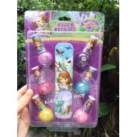 ราคา ยาทาเล็บเด็ก พร้อมส่งจากไทยเซ็ต 3 ขวด เซ็ต5 ขวด ลอกออกได้ Frozen Elsa Anna Sofia Disney princess น้ำยาทาเล็บสำหรับเด็ก ปลอดภัย (10728881737)