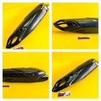 ราคา กันร้อนท่อ nmax ปี2020 เคฟล่าดำ อย่างดี sk กันร้อน nmax 2020 (19465556789)