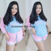ราคา ชุดว่ายน้ำ สาวอวบแฟชั่นผ้าสกูบ้า กก (21554446551)