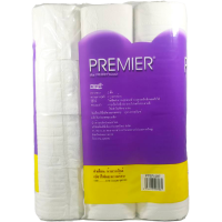 ราคา กระดาษชำระม้วนน้องเสือเยื่อกระดาษบริสุทธิ์ พรีเมียร์ 2 ชั้น 24 ม้วน 17 เมตร Premier Fish Deluxe Toilet Roll 24Rolls 2Ply 100 Pulp 17 metes (21636442854)