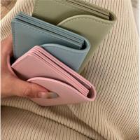 ราคา กระเป๋าสตางค์สไตล์มินิมอล สีโทนพาสเทล (21529355252)