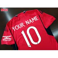 ราคา เสื้อฟุตบอล เสื้อฟุตบอลสโมสรทีม แมนยู เหย้า 23 24 AA0039 เกรดแฟนบอล ทำชื่อเบอร์ได้ ไซส์ยุโรป XS 4XL (19895795626)
