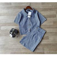 ราคา ชุดเซ็ท Zara ลินินมาแล้วว เสื้อเชิ้ตทรงครอป กางเกงขาสั้น (20292438459)