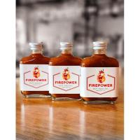 ราคา Smoked Ghost Chili Pepper Firepower Hot Sauce 1set All 3 levels 85ml x3 ซอสพริกปีศาจ เลเวล 1 3 (21618812173)