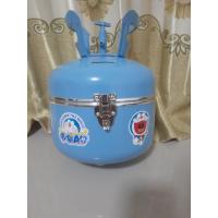 ราคา กระปุกออมสิน กระปุกออมสินถังขนาดเล็ก เปิดปิดล็อคกุญแจได้ภายในเคลือบสีกันสนิม รอบๆตัวถังสีมีตำหนิไม่เสมอตัวถังมีลอย เป็นถังมือสอง (21639586822)