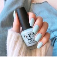 ราคา พร้อมส่ง OPI Mexico City Move mint NL M83 ยาทาเล็บ สีเขียวอมฟ้า พาสเทล อ่อนๆน่ารักๆๆค่าา แท้ (15124664570)