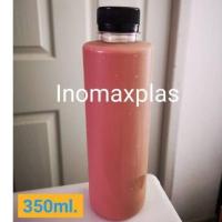 ราคา ขวดพลาสติกกลมเรียบ ไหล่ฉาก 350ML SR350ML 50ใบ 120ใบ (12948831319)