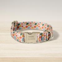 ราคา ปลอกคอสุนัขสลักชื่อ ปลอกคอแมว ปลอกคอแฟชั่น ลายใหม่ colorful น่ารัก สีสดใส ปลอกคอสีหวาน วัสดุผ้าแคนวาส พร้อมสลักชื่อน้องหมาแมวฟรี (21662957795)
