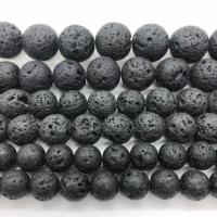 ราคา Lava Rock Beads 4 16mm Round DIY Natural Stone Bead Semi Precious Loose Bead DIY (15114794650)