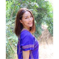 ราคา เสื้อพื้นเมือง กะเหรี่ยง ทอมือ ผ้าผ้ายไหมประดิษฐ์ ซักเครื่องได้ สีไม่ตก ไม่หด เสื้อชาวเขา Northern Thai traditional Shirt 100 Handmade Karen Shi (7314472228)