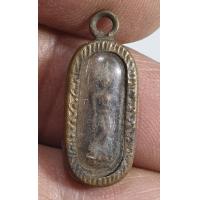 ราคา พระพุทธลีลา 2 หน้าเลี่ยมกรอบทองเหลืองเก่าพร้อมขึ้นคอพระบ้านๆราคาแบ่งปัน (21632671764)