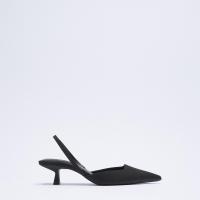 ราคา Zara New Fashion High Heels รองเท้าแตะเปิดส้นแหลม Size 35 42 (19730045897)